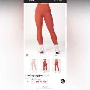 Ptula Sweeney Legging in Sedona -L 23”